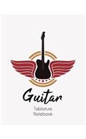 Guitar Tablature Notebook: Blank Sheet Guitar Tablature Notebook, Chord Charts & Lined/Ruled Composition Notebook to Write Song Lyrics & Tab Music 150 Pages. 8.5"x11"