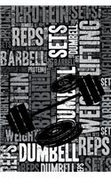 Weightlifting Journal: Cool Blank Lined Weightlifting Lovers Notebook for Weightlifter and Coach