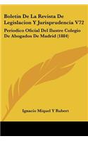 Boletin De La Revista De Legislacion Y Jurisprudencia V72
