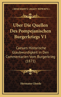 Uber Die Quellen Des Pompejanischen Burgerkriegs V1