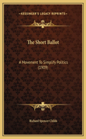 The Short Ballot