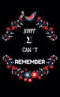 Shit I Can't Remember