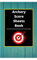 Archery Score Sheets Book