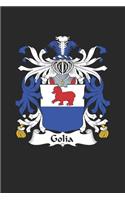 Golia: Golia Coat of Arms and Family Crest Notebook Journal (6 x 9 - 100 pages)