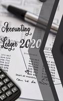 Accounting Ledger 2020: accounting ledger printable - Size 8.5 × 11 inch - simple accounts package