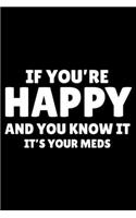 If You're Happy And You Know It It's Your Meds: Nurse Daily Planner Undated, To Do List Notebook, Ruled Record Book, Patient Care Journal For Nurses, Memory Keepsake Diary