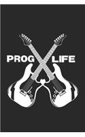 Prog life: 6x9 Music - dotgrid - dot grid paper - notebook - notes
