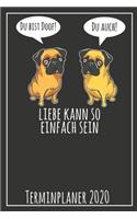 Du bist doof! Du auch! Liebe kann so einfach sein Terminplaner 2020