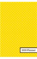 2020 Planner: Weekly Planner For January 2020 - December 2020, Calendar Agenda And Daily Schedule - Yellow Dots (6"x9")