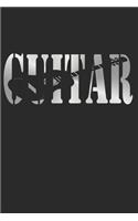Gitarre Notizbuch: Gitarre Notizbuch die Perfekte Geschenkidee für Gitarristen oder Gitarren Fans. Das Taschenbuch hat 120 weiße Seiten mit Punktraster die dich beim S