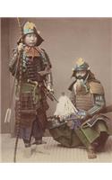 Small Hexagon Paper Notebook: Japanese Samurai Armor Portrait cover