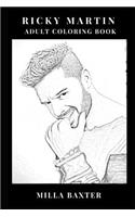 Ricky Martin Adult Coloring Book