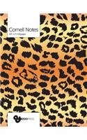 Cornell Notes: Cheetah Pattern Cover - Best Note Taking System for Students, Writers, Conferences. Cornell Notes Notebook. Large 8.5 x 11, 120 Pages. College Note 