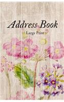 Address Book Large Print