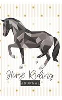 Horse Riding Journal: A Horse Riding Journal, Notebook and Horse Book for Kids - Cute Journal for Girls - Write down your Horse Riding and Training