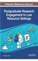 Postgraduate Research Engagement in Low Resource Settings