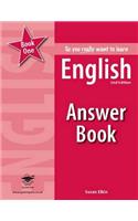 So you really want to learn English Book 1 Answer Book