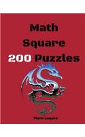 Math Square 200 Puzzles