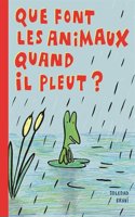 Que font les animaux quand il pleut?