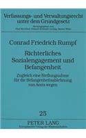 Richterliches Sozialengagement Und Befangenheit
