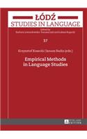 Empirical Methods in Language Studies: (37 Lodz Studies in Language)