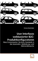 User Interfaces webbasierter B2C-Produktkonfiguratoren