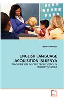 English Language Acquisition in Kenya: (English)
