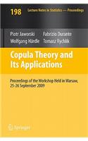 Copula Theory and Its Applications: Proceedings of the Workshop Held in Warsaw, 25-26 September 2009