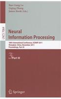 Neural Information Processing, Part 3