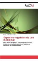 Especies Vegetales de USO Medicinal