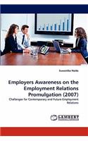 Employers Awareness on the Employment Relations Promulgation (2007)