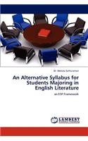 Alternative Syllabus for Students Majoring in English Literature