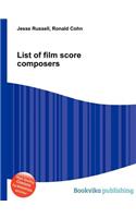 List of Film Score Composers