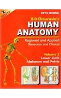 Human Anatomy: v. 2: Regional and Applied Dissection and Clinical, Lower Limb Abdomen and Pelvis