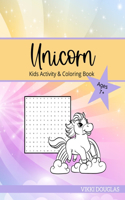 Unicorn Kids Activity & Coloring Book- Ages 7+