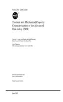 Thermal and Mechanical Property Characterization of the Advanced Disk Alloy LSHR