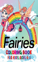 Fairies Coloring Book for Kids Ages 4-8