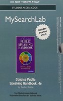MyLab Search with Pearson eText --Standalone Access Card-- for Concise Public Speaking Handbook