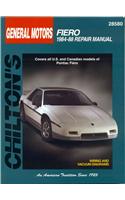 GM Fiero, 1984-88