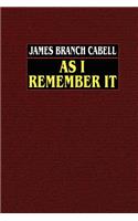 As I Remember it: (English)