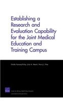 Establishing a Research and Evaluation Capability for the Joint Medical Education and Training Campus