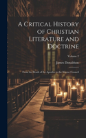Critical History of Christian Literature and Doctrine