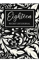 eighteen Bucket List Journal