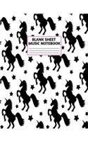 Blank Sheet Music Notebook