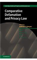 Comparative Defamation and Privacy Law
