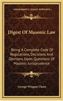 Digest Of Masonic Law