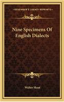 Nine Specimens of English Dialects