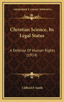 Christian Science, Its Legal Status