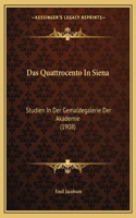 Das Quattrocento In Siena