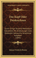 Das Kopf Oder Denkrechnen